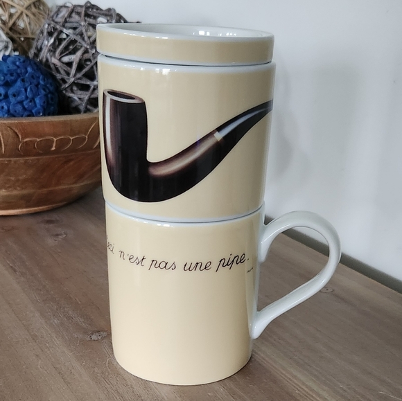 ☕ “The Treachery of Images” Coffee & Tea Mug Set – René Magritte, Rare, Art - Picture 16 of 16